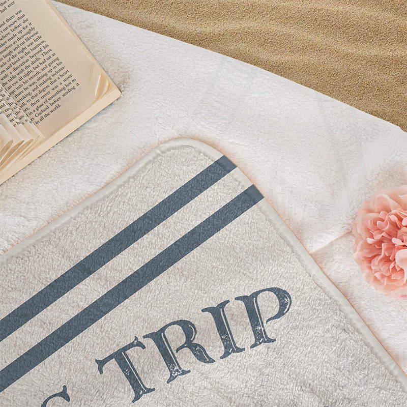 Personalized Girls Trip 2026 Beach Towel Monogram Name Beach Towel Gift for Traveling Lovers