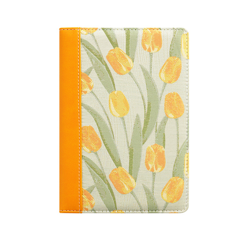 Personalized Fabric Notebook with Dot Matrix Inner Core Custom Name Gift for Her