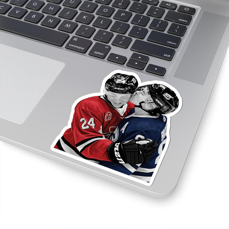 [Copy]Personalized HR Hockey Design Sticker with Custom Design, Hot Book Movie Fan Gifts