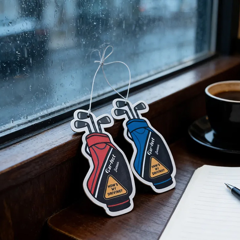 Personalized Golf Air Freshener Novelty Gift for Golfers Car Scent Gift for Golf Lovers