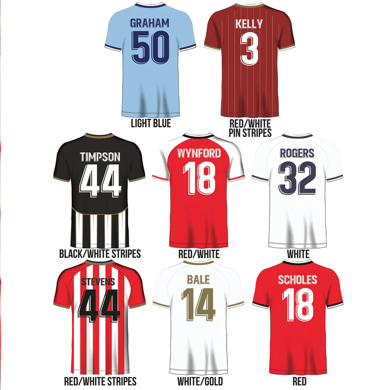 Personalized Soccer Jersey Beer Bottle Cap Collector Custom Jersey Color Name and Number