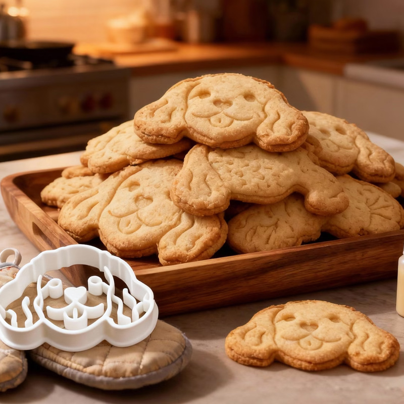 Personalized Pet Face Cookie Cutter from Photo Baking Mold for Dog and Cat Lovers