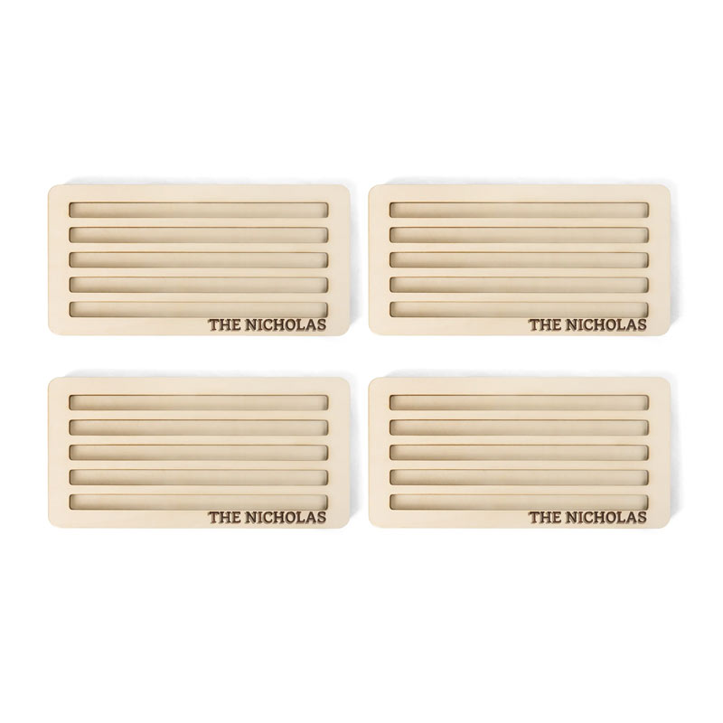 Personalized Wooden Mexican Train Domino Hub & Holder Engraved Basswood Set 11 or 15 Holder Gift for Family