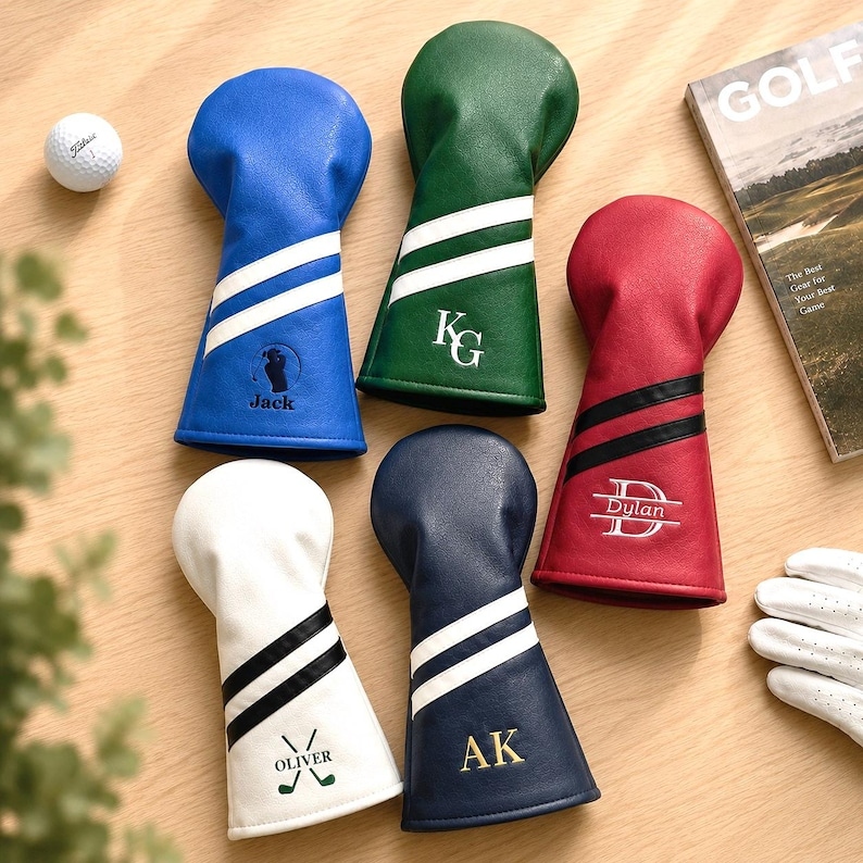 Personalized Golf Club Headcovers – Style His Swing with His Name