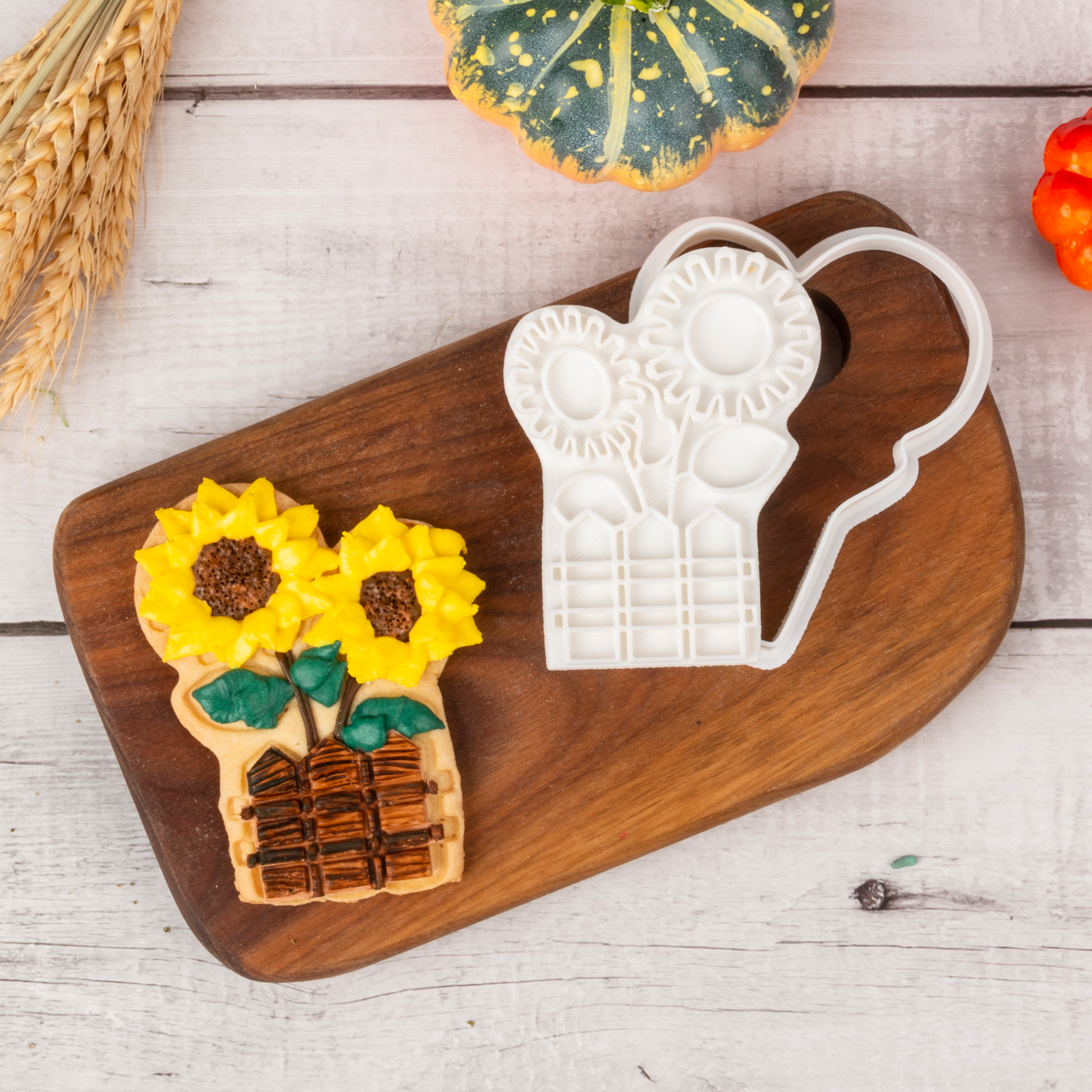 Cow Sheep Rooster Hen Chickens Rabbit Goose Cookie Cutters Cookie Stamp Cookie Molds Home Cookie Cutters