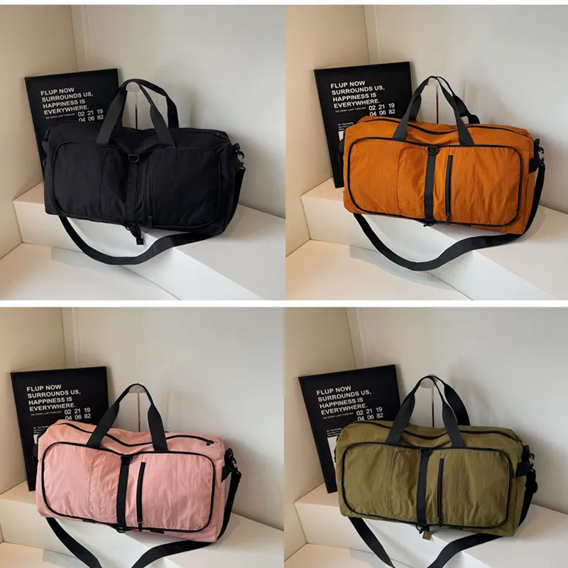 Personalized Fitness Large Capacity Gym Bag with Embroidery Custom Name for Gym Lovers 