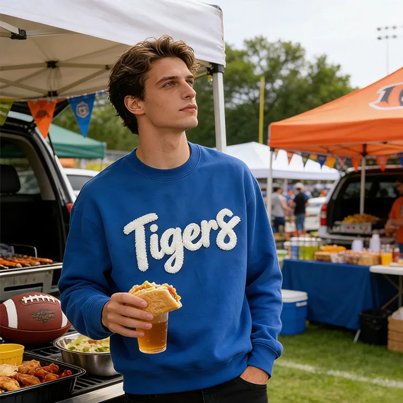 Personalize Your Cozy Sweatshirt with Custom Team Name and Embroidery