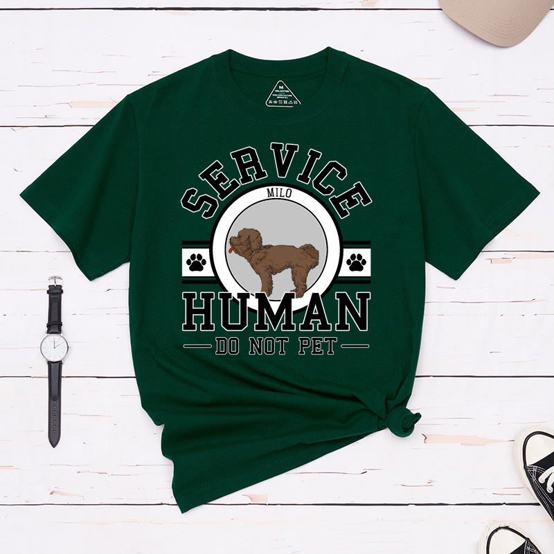 Personalized Dog Lover Service Human T-Shirt