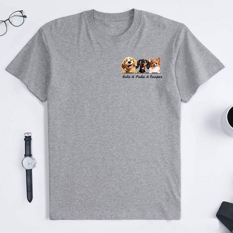 Personalized Dog Lover Dog Name T-Shirt