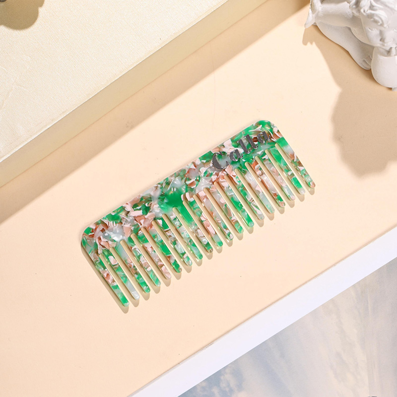 Personalized Amber Hair Comb Custom Initial Acetate Hair Comb Marble Hair Comb Wedding Bridesmaid Gift Portable Pocket Hair Comb, Bridal Gift