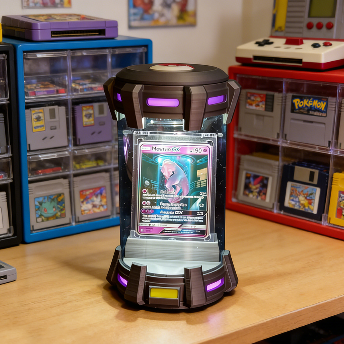 [Copy]Personalized Question Block TCG Deck Box & Dice Cup 3D Printed Card Storage Gaming Accessory