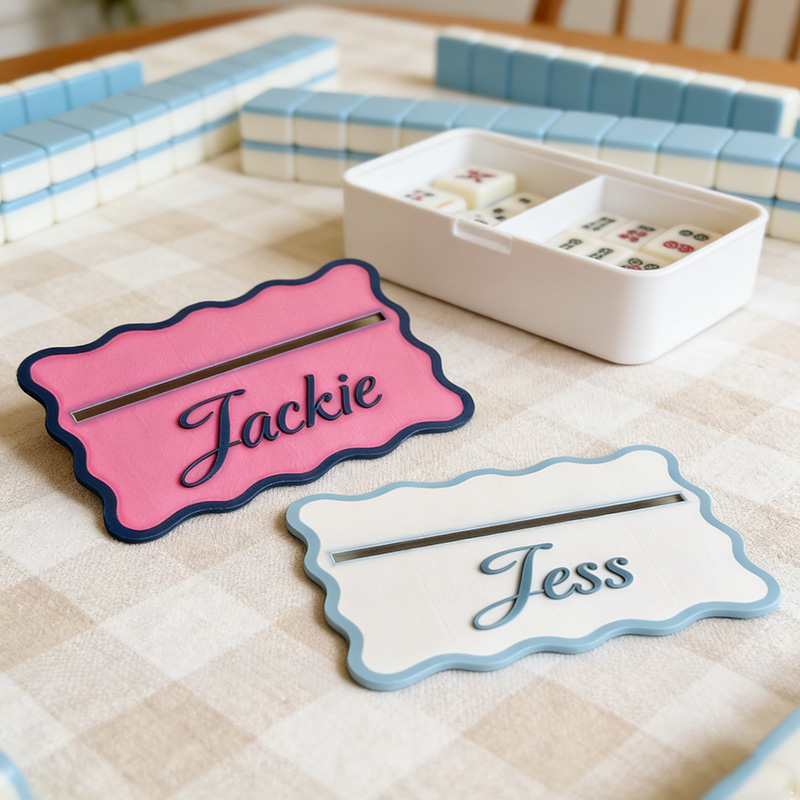 Mahjong Line Reader Personalized Mahjong Accessories Mahjong Gifts Custom Scalloped Line Finder Mahjong Lover Gift Mah Jongg Tournament Gift