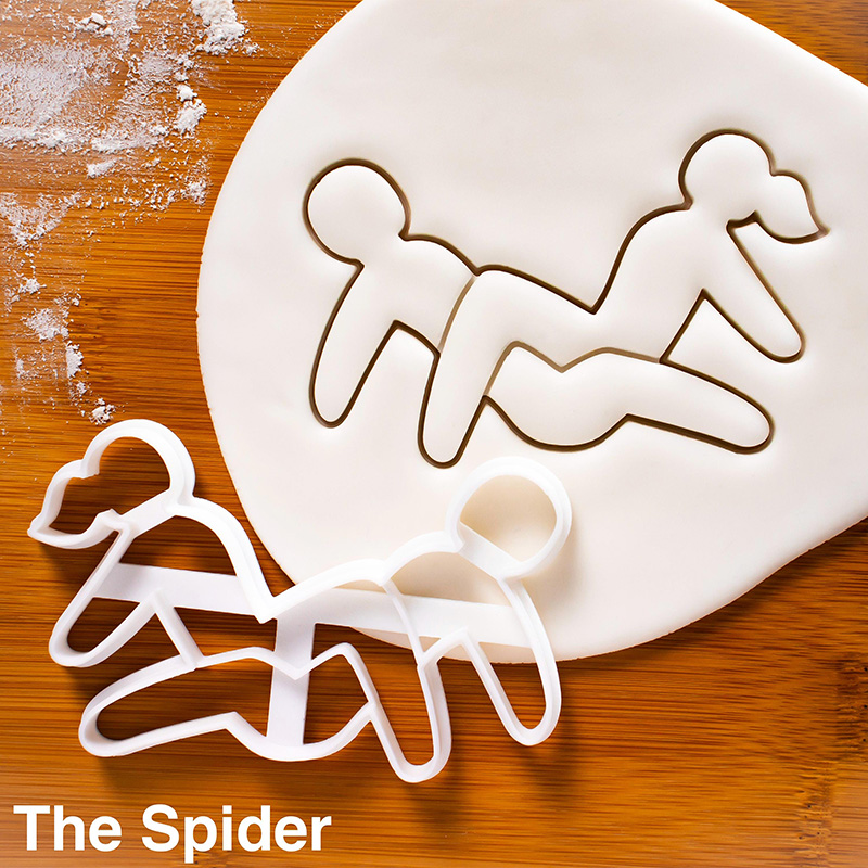 Personalized Funny Sex Position Cookie Cutters Valentine's Day Gift for Couple