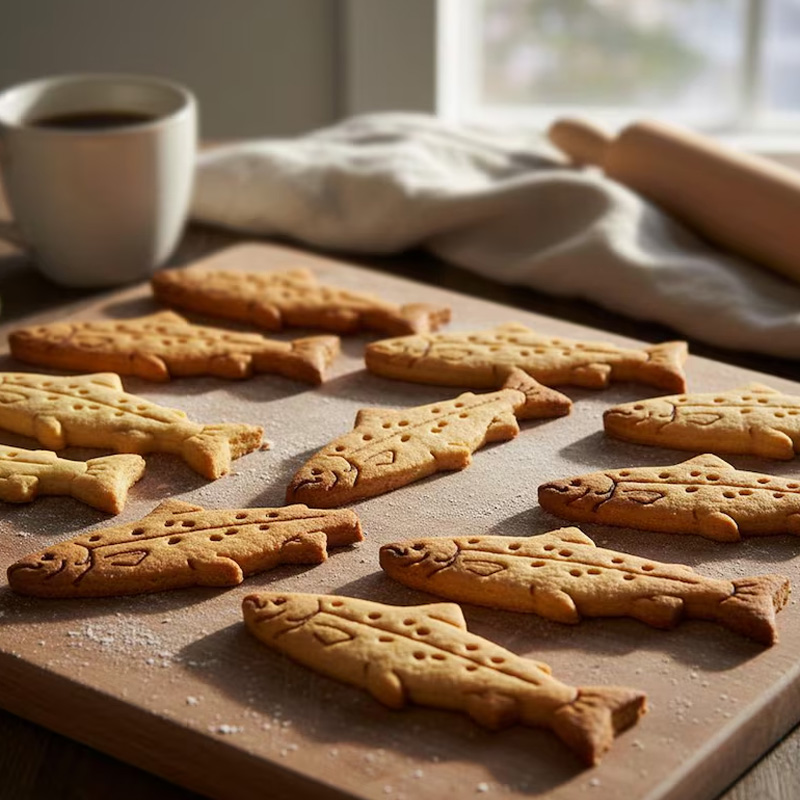 Personalized Fish Clay Cutter Seafood Party Baking 3D Printed Baking Tool Craft Stamp for Fishing Lover