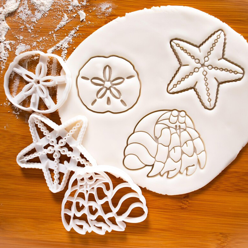 Personalized Sand Dollar Cookie Cutter Nautical Beach Theme Baking 3D Printed Baking Tool Beach Parties Craft Stamp for Fishing Lover