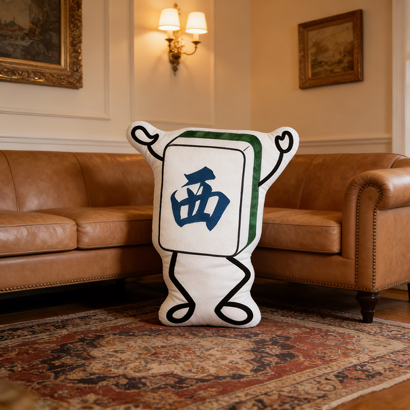 Personalized Charleston Mahjong Pillow Dance Pillow Custom Tiles and Style for Mahjong Lovers Dance Lovers for Holiday Party for Family Friends