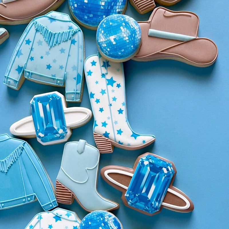 Personalized Cowgirl Cowboy Western Bootie Cookie Cutter Gift For Horse Lover Barn Owner Cutter 3D Printed Baking Supplies Fondant Tool Craft Stamp for Equestrian Lover