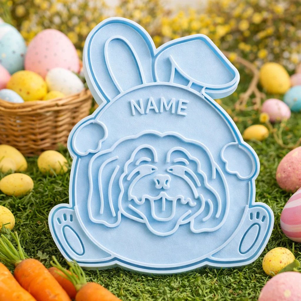 Personalized Face Cookie Easter Cutter from Photo Personalized Gift for Son Kids Gifts Pet Lover Gifts Kids Easter Gifts
