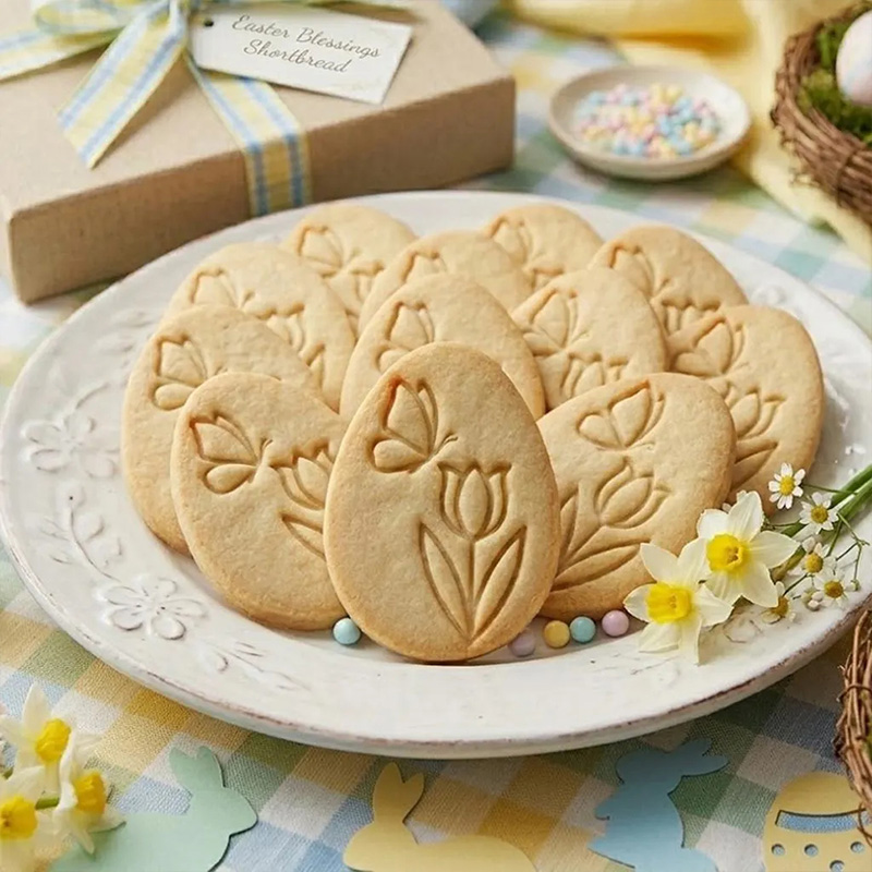 Personalized Cross with Flowers Cookie Cutter Stamp, Easter Day Gifts, Bunny Easter, Easter Baking, Rabbit Cookie, Rabbit Clay Cutter