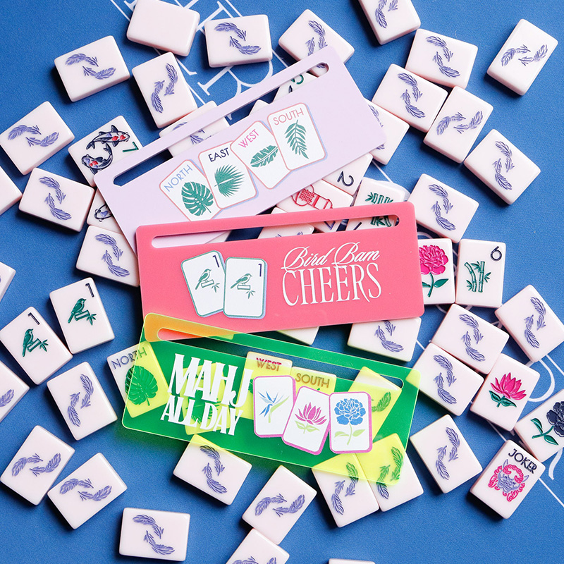 WINDS IN LILAC-Mahjong Line Reader Gifts Mahjong Accessories Mahjong Line Finder Mahjong Lover Gift