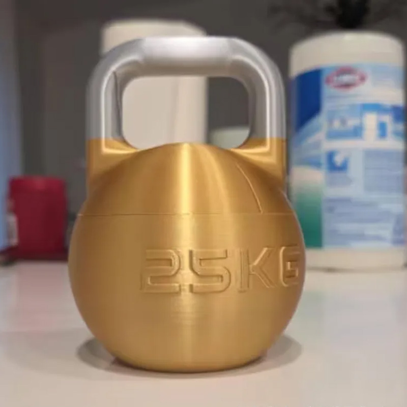 Personalized 3D Printed Kettlebell Protein Supplement Holder Gym Accessories Custom Colors Available Athlete Gift for Coach Trainer Gym Lover