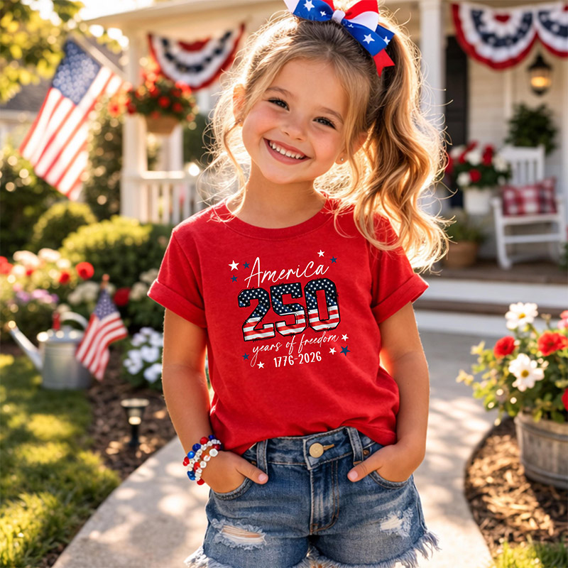 Personalized USA 250th Anniversary Family Shirt 4th July Tee USA 250th Anniversary Independence Day Shirts 4th July 250th Year Shirts 4th July Family Shirts