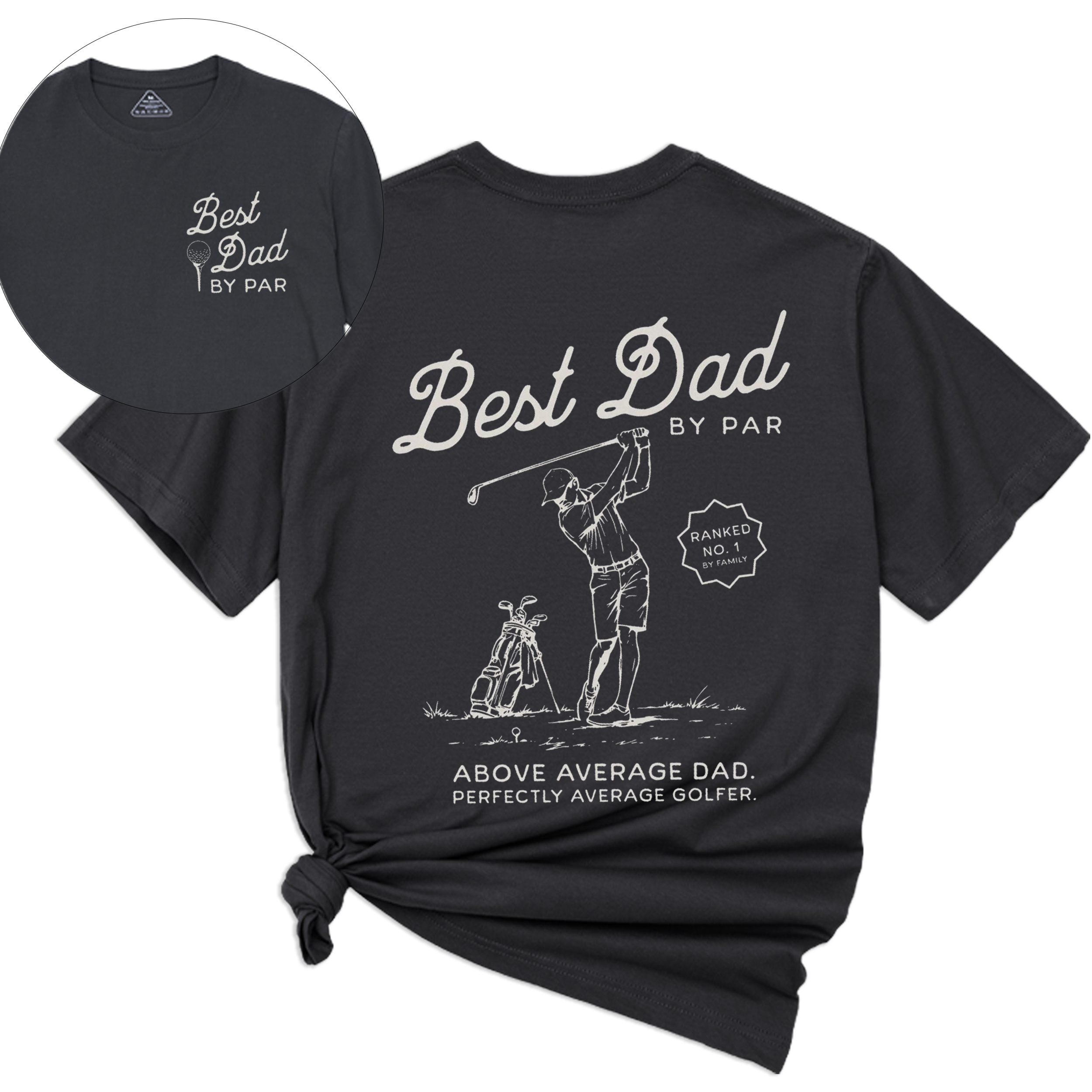 Golf Dad Shirt Best Dad By Par T-Shirt Fathers Day Gift Golf