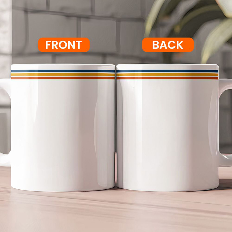 Personalized World's Best Dad Sketch Line Art Retro Mug Father's Day Gift For Dad Husband Mug