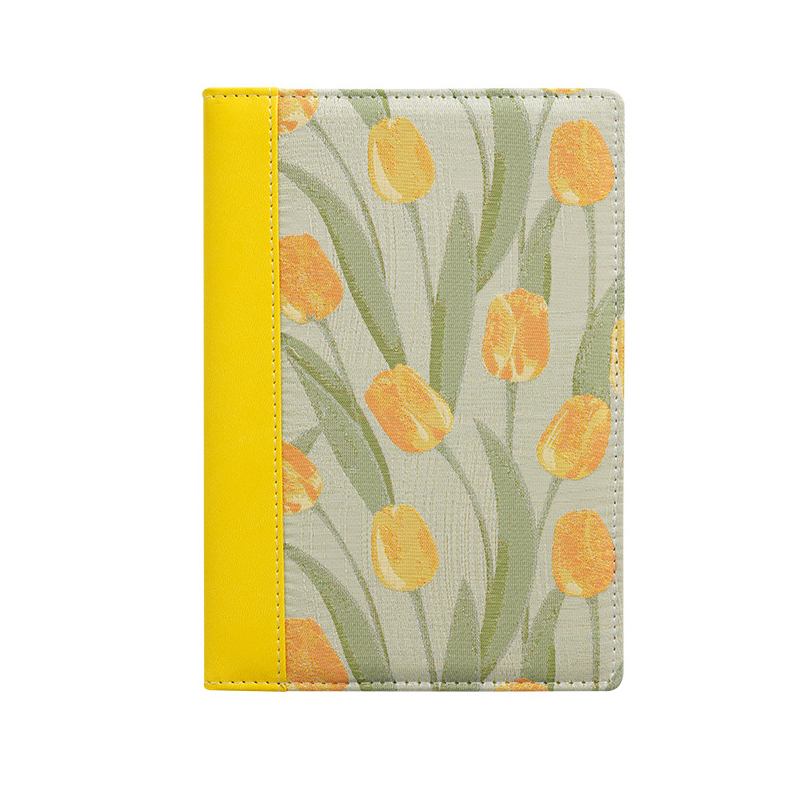 Personalized Fabric Notebook with Dot Matrix Inner Core Custom Name Gift for Her