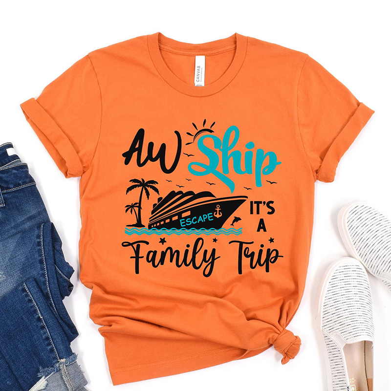 Personalized Family Cruise Trip Shirt Custom Matching Cruise Tees with Names Gift Family Vacation Tee Gift for Family Travel