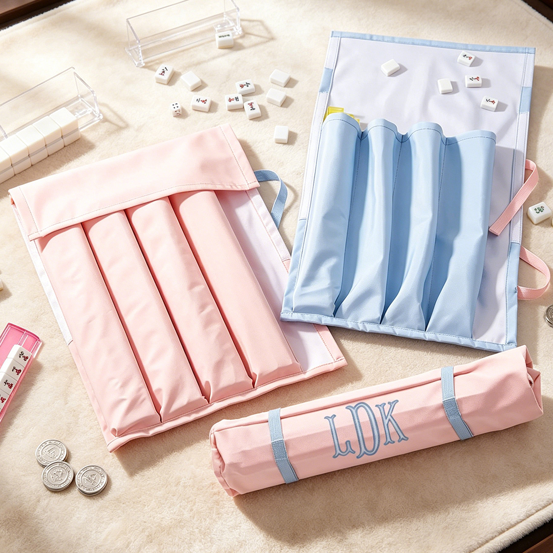 Personalized Mahjong Racks Storage Bag Custom Embroidery Monogram Mahjong Game Night Accessory Gift for Mahjong Lovers