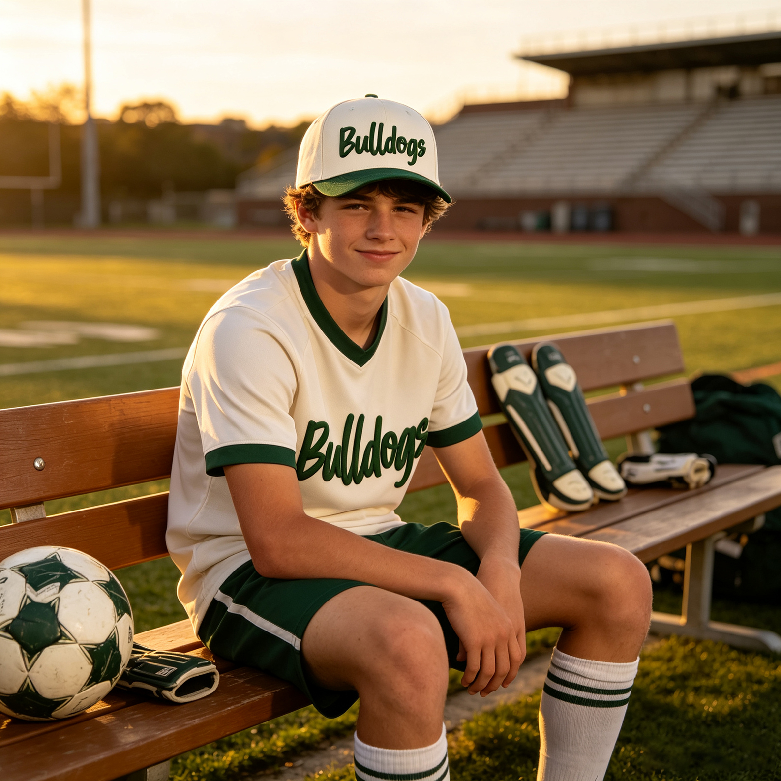 Personalized Campus Mascot Two Tone Baseball Caps Mascot Name Caps Back to School Gift
