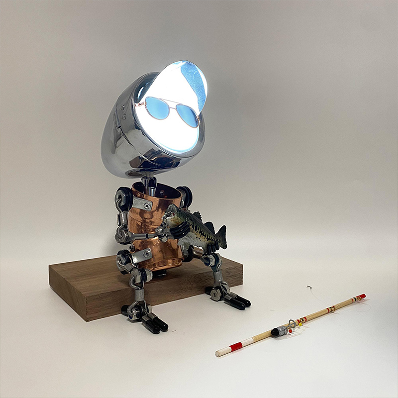 Personalized Reel Cool Dad Fisherman Lamp Fishing Enthusiast Decorative Lamp Custom Gift for Anglers Sea Fishing Enthusiast Gift