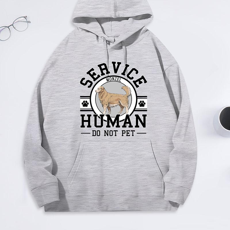 Personalized Dog Lover Service Human Classic Hoodies