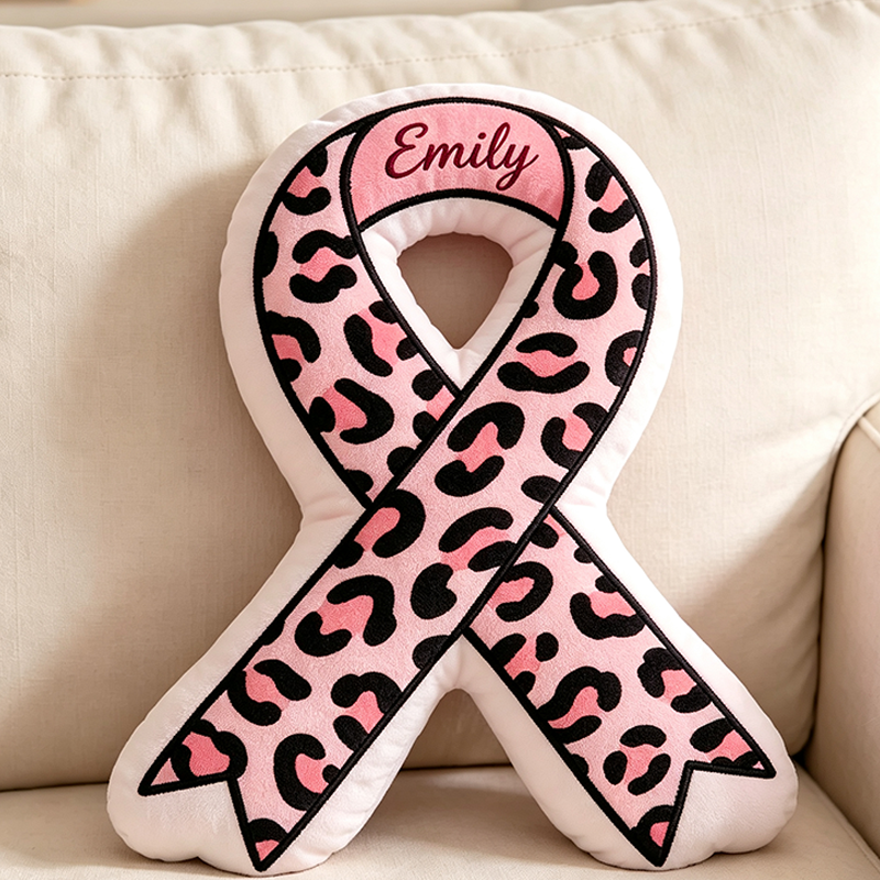 Personalized Bow Pillow, Custom Name Pink Bow Shaped Pillow, Girls Room Decor, Personalized Kids Gift, Nursery Bedroom Decor