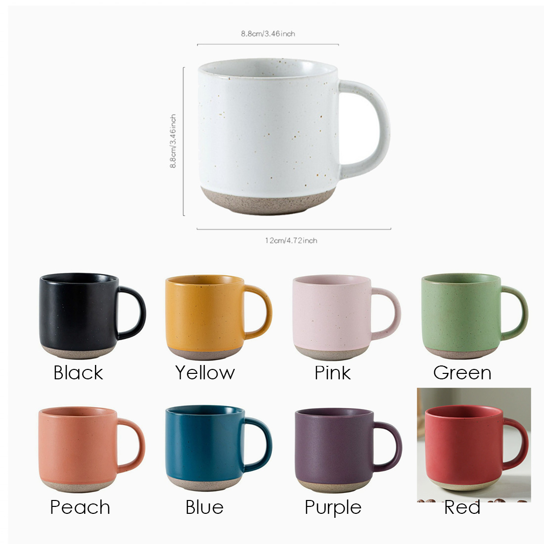 Personalized Birth Flower Ceramic Coffee Mug with Text Daily Use Birthday Office Gift for Colleague Retiree Employee Woman