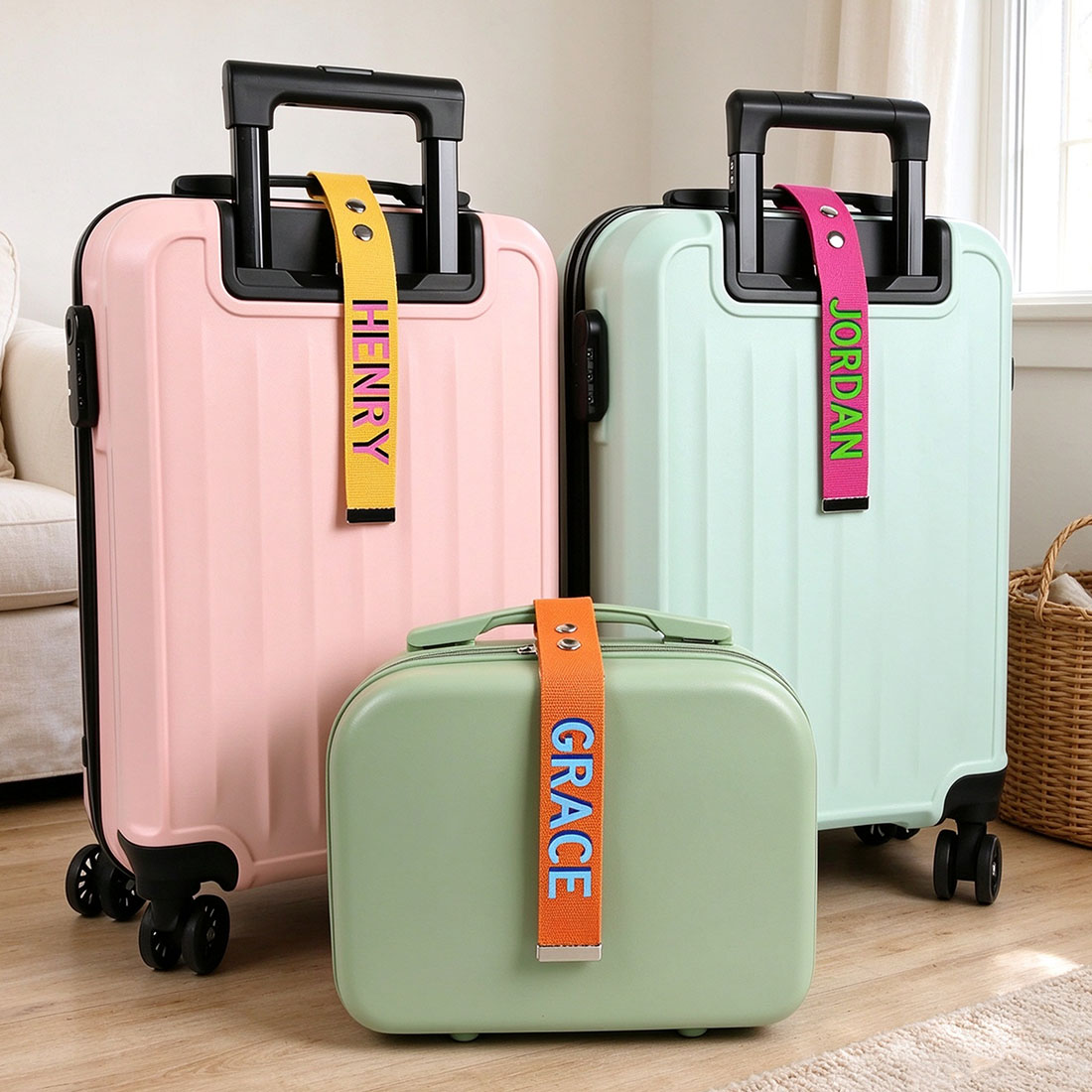 Personalized Luggage Tag Custom Luggage Strap With Name Travel Accessories
