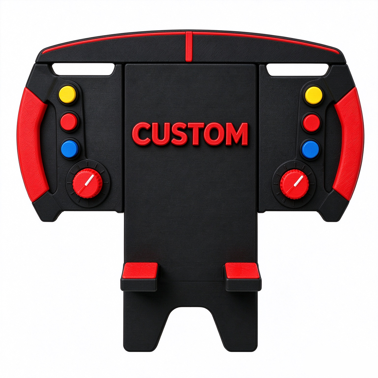 Custom Motorsport Steering Wheel Phone Stand Personalized 3D Printed Racing Phone Holder