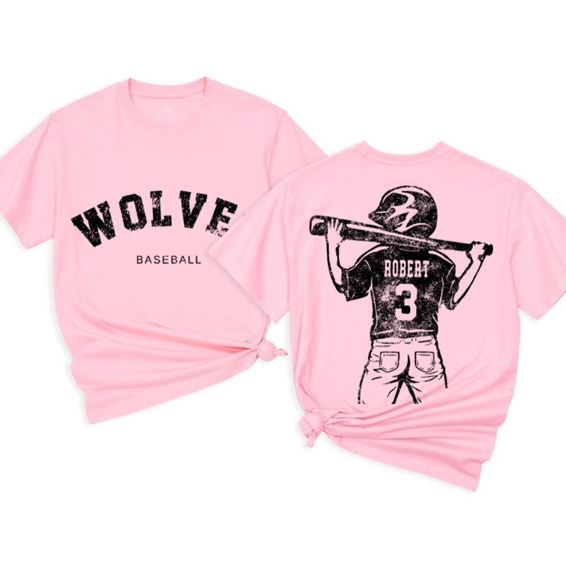 Personalized Baseball Mom Shirt Baseball Player Graphic Choice Custom Baseball Team Name Player Name Number Gift for Baseball Mom