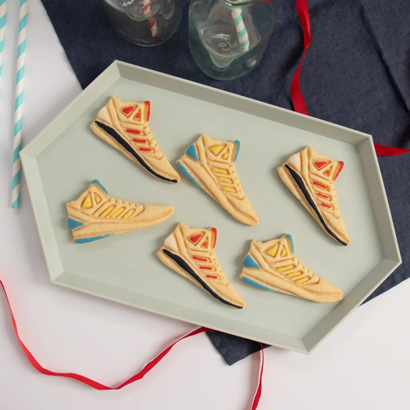 Personalized Sportball Basketball Shoe Cookie Cutter Sports Shape for Sport Lovers