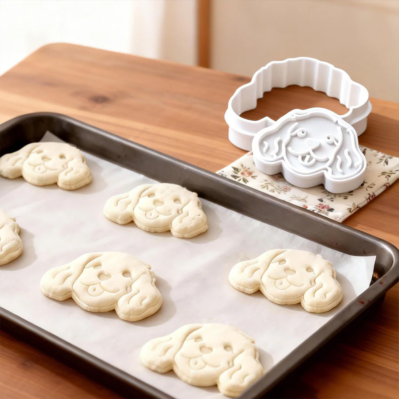 Personalized Pet Face Cookie Cutter from Photo Baking Mold for Dog and Cat Lovers