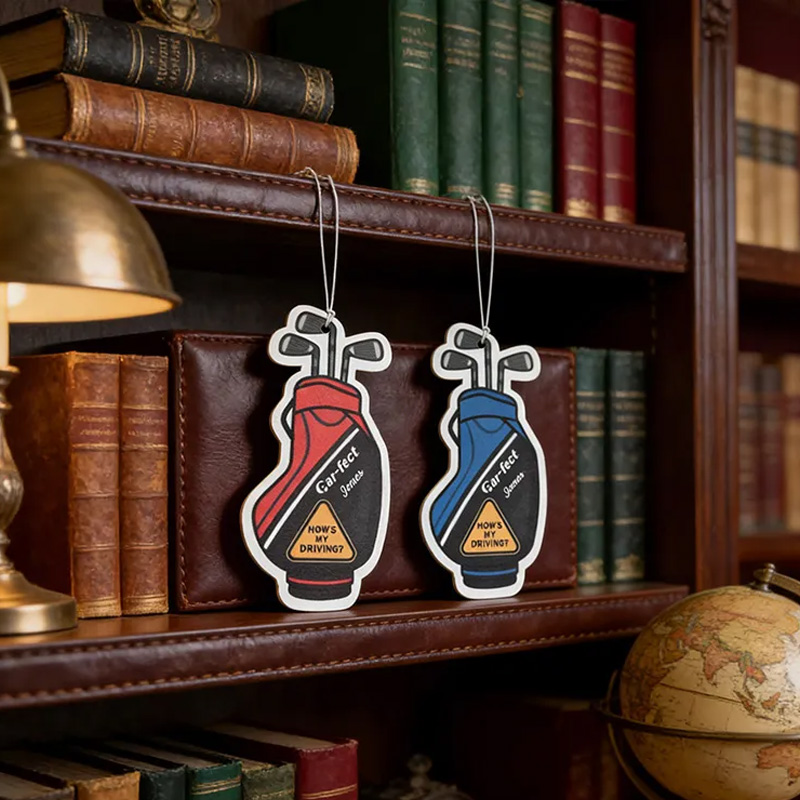 Personalized Golf Air Freshener Novelty Gift for Golfers Car Scent Gift for Golf Lovers
