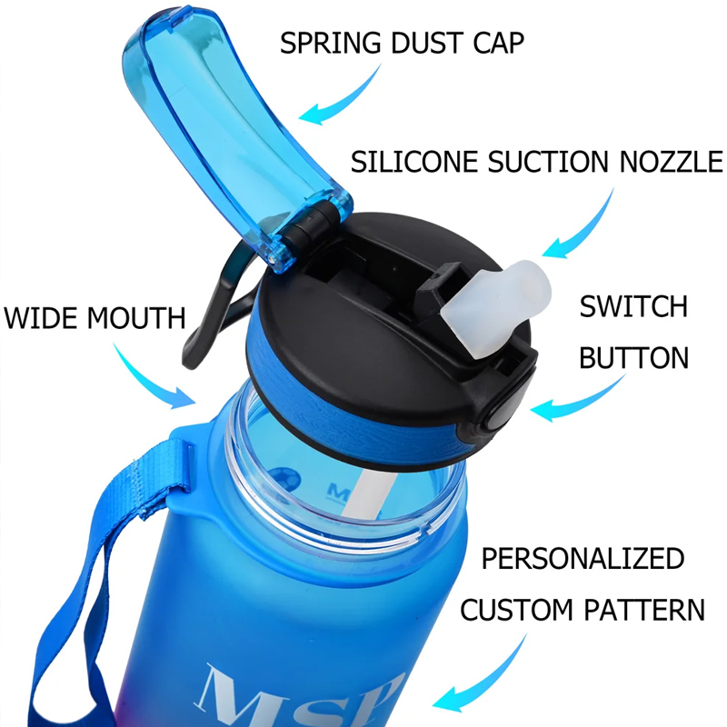 Personalized Cartoon Soccer Character Face Photo 32 oz Water Bottle with Name and Number Birthday Gift for Soccer Fans Lovers