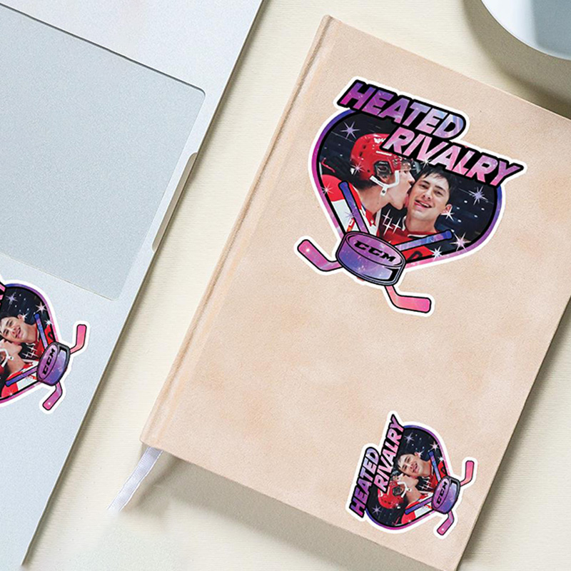 [Copy]Personalized HR Hockey Design Sticker with Custom Design, Hot Book Movie Fan Gifts