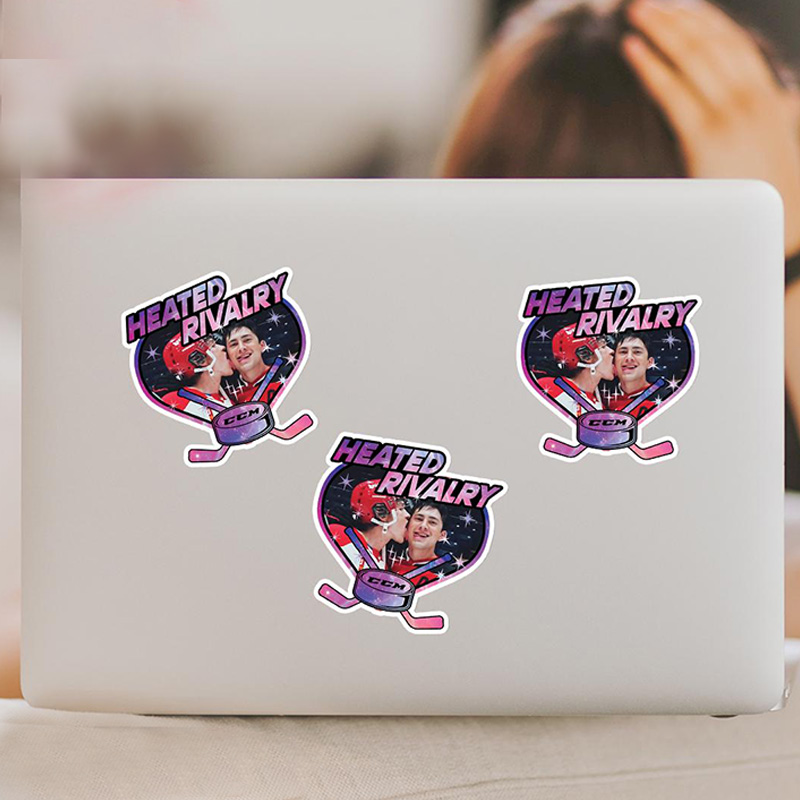 [Copy]Personalized HR Hockey Design Sticker with Custom Design, Hot Book Movie Fan Gifts