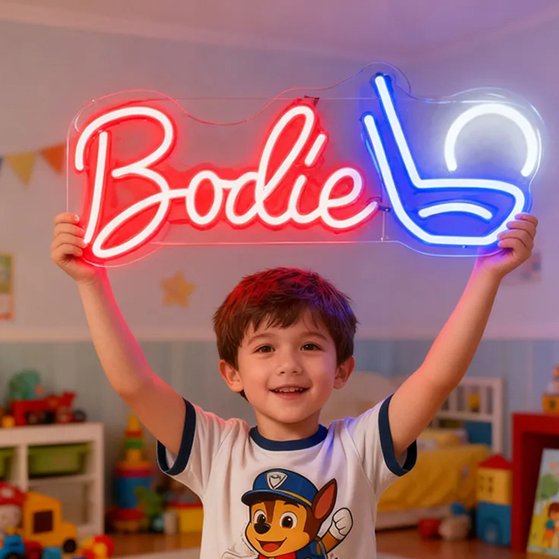 Personalized Golf Neon Sign with Custom Name for Golf Enthusiasts