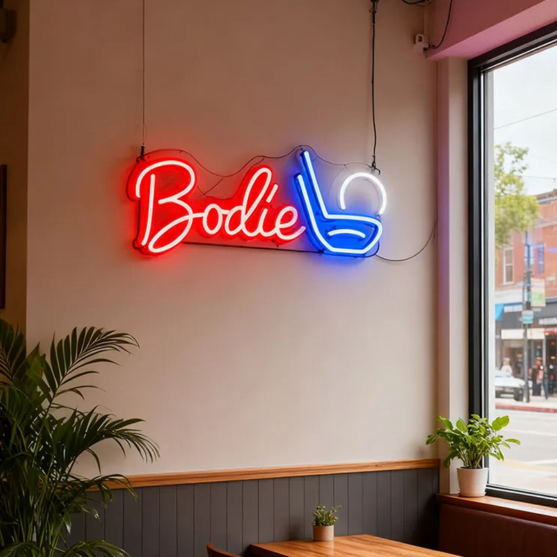 Personalized Golf Neon Sign with Custom Name for Golf Enthusiasts