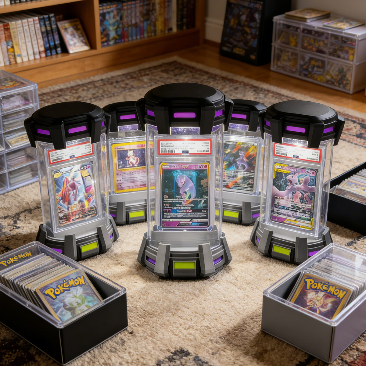 [Copy]Personalized Question Block TCG Deck Box & Dice Cup 3D Printed Card Storage Gaming Accessory