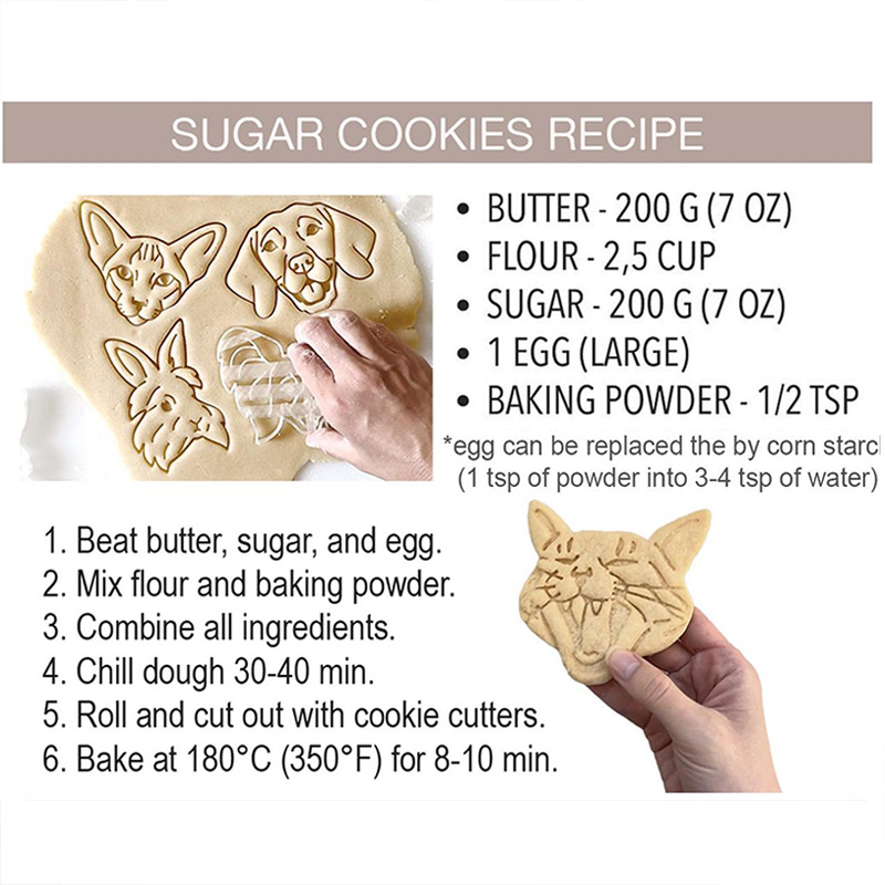 Personalized Cookie Cutter Logo Custom Stamp Design Baking Lover Gifts