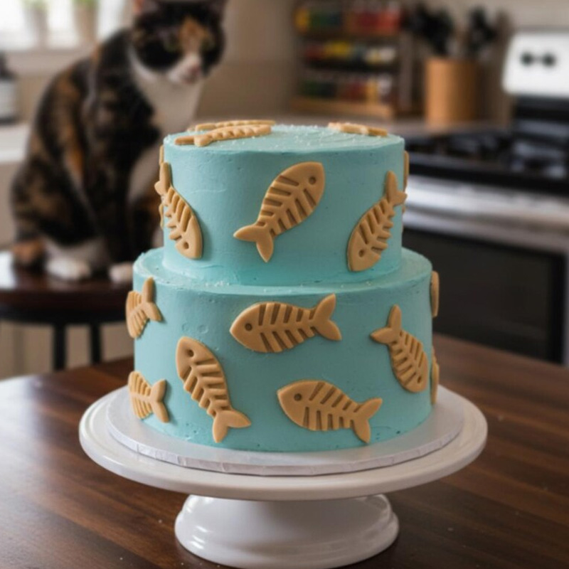 Personalized Ocean Fish Design for Beach Baking Aquarium Cookies 3D Printed Baking Tool Under the Sea Parties Craft Stamp for Fishing Lover